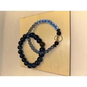 Essential Oil Beaded Bracelet Set of 2 Add Your Own Essential Oils